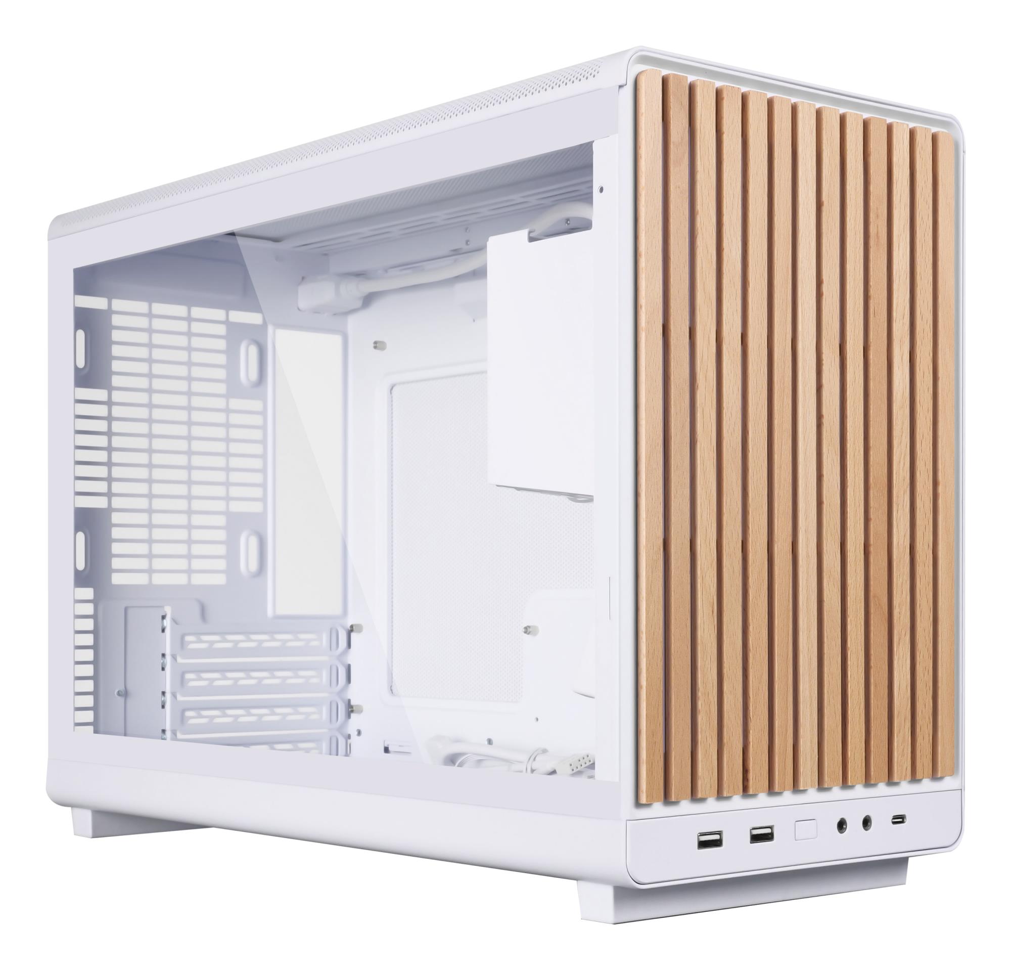 Case|LIAN LI|micro ATX/Micro-ITX|White/Wood|Micro Tower|PC|Lian Li A3