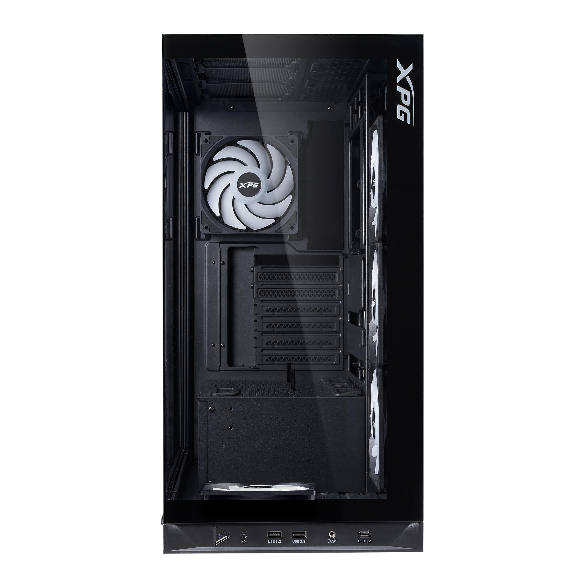Case|ADATA|INVADER X BTF|MidiTower|Case product features Transparent