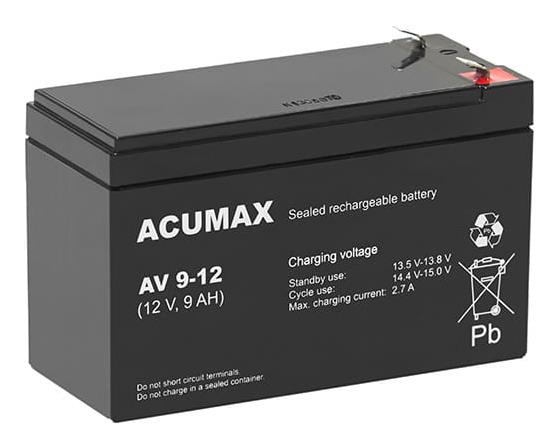 BATTERY 12V 9AH VRLA/EV9-12 T2 EUROPOWER