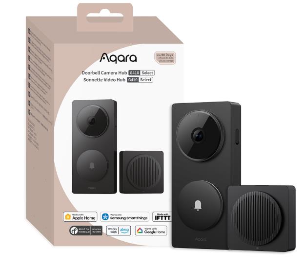 SMART HOME G410 DOORBELL CAM/HUB BLACK