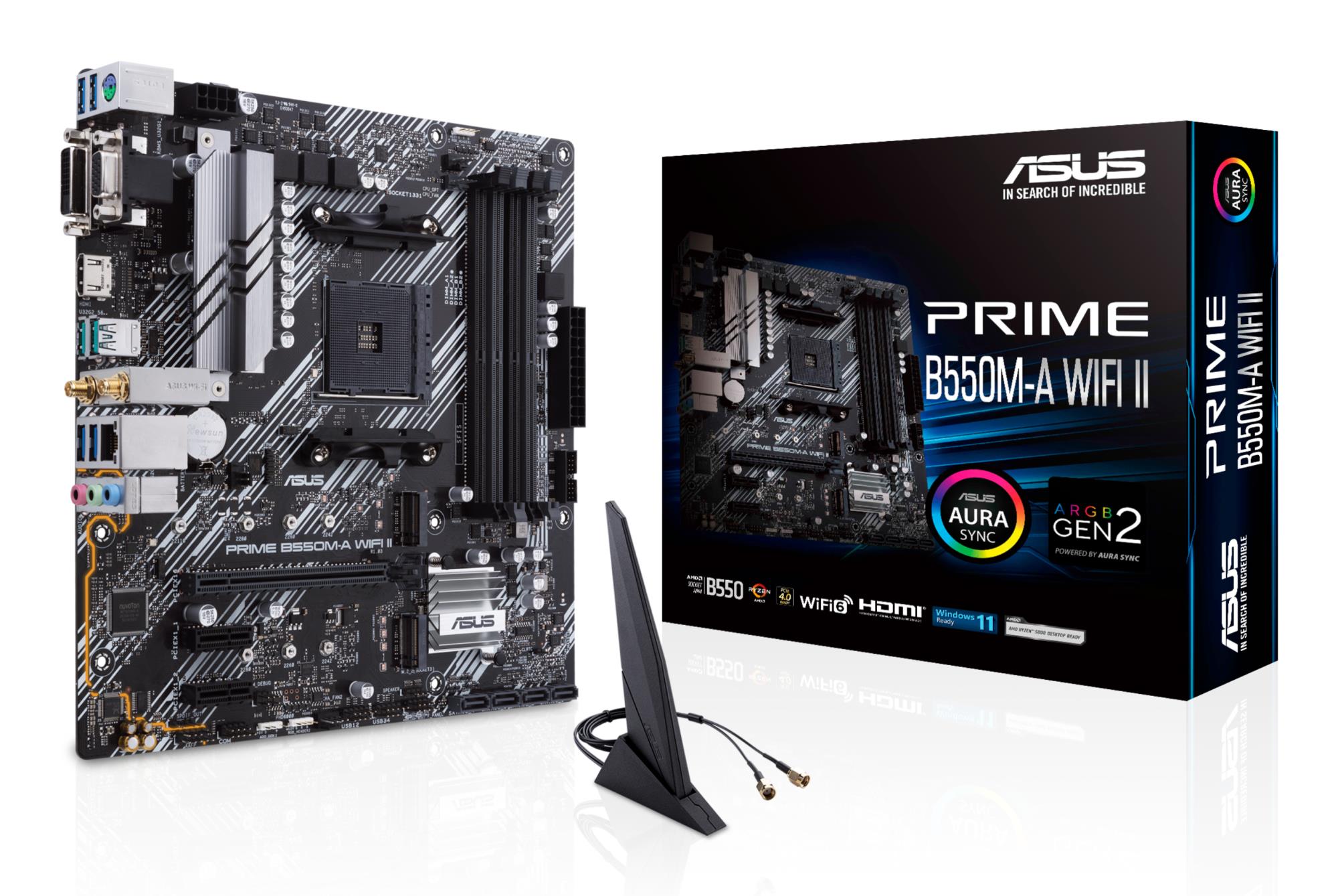 Mainboard|ASUS|AMD B550|SAM4|MicroATX|Memory DDR4|Memory slots 4|2xPCI-Express 3