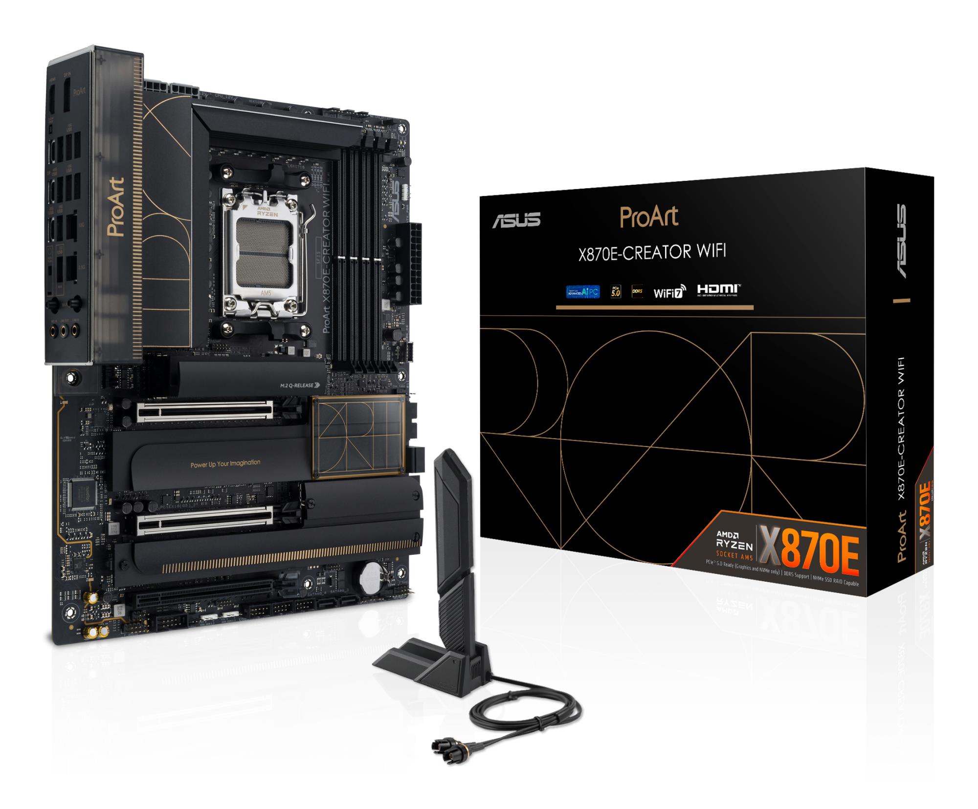 Mainboard|ASUS|AMD X870E|SAM5|ATX|Memory DDR5|Memory slots 4|3xPCI-Express 4