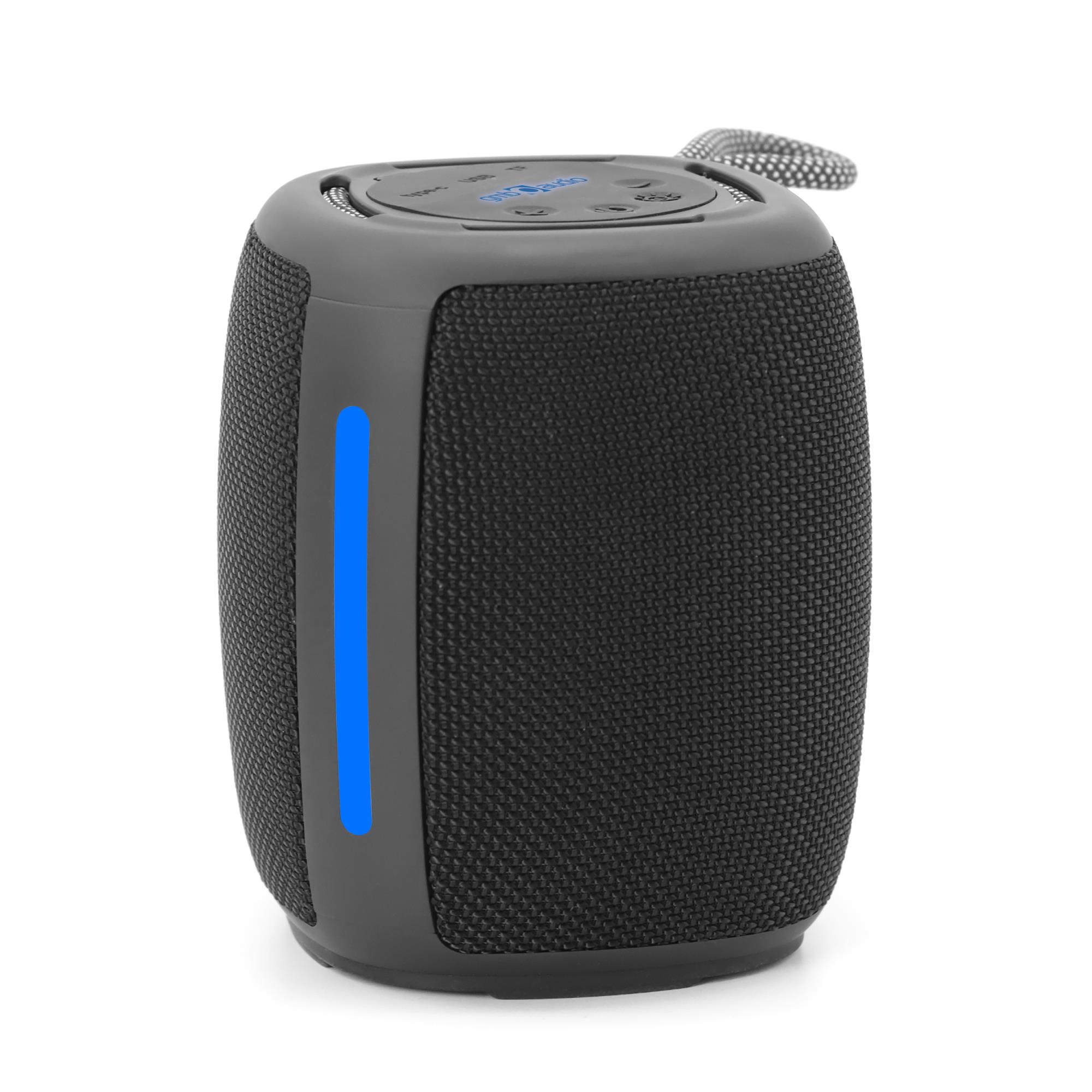 Portable Speaker|GEMBIRD|Black|Portable/Wireless|1xUSB-C|Bl uetooth|SPK-BT-LED-03-BK