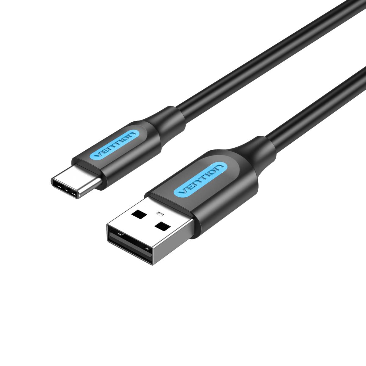 CABLE USB-C TO USB2.0/1M BLACK