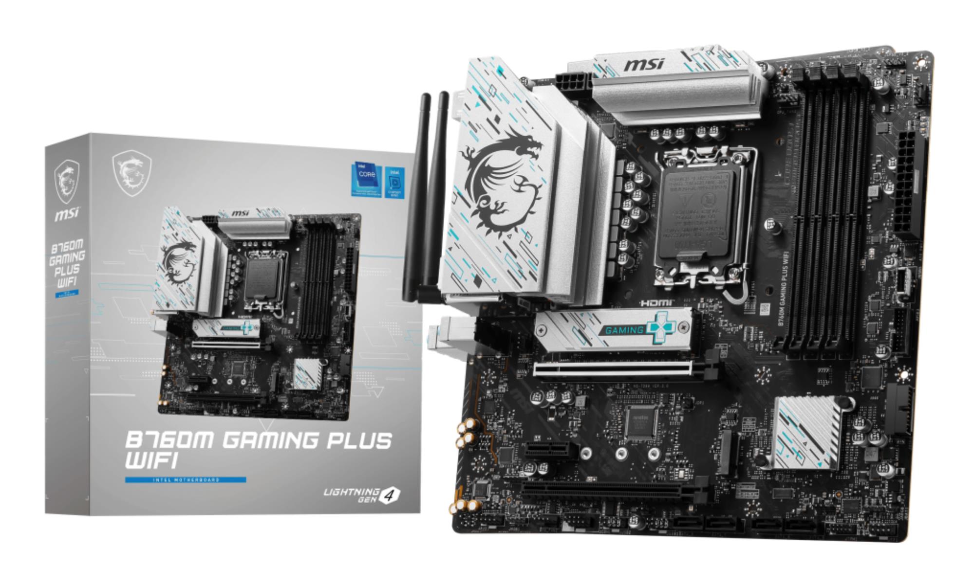 Mainboard|MSI|Intel B760 Express|LGA1700|Micro-ATX|Memory DDR5|Memory slots 4|1xPCI-Express