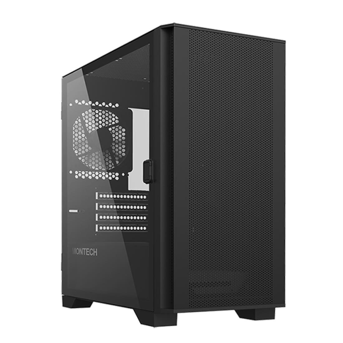 Case|MONTECH|AIR 100 LITE|MidiTower|Not included|MicroATX|MiniITX|Colour Black|AIR100LITE(B)