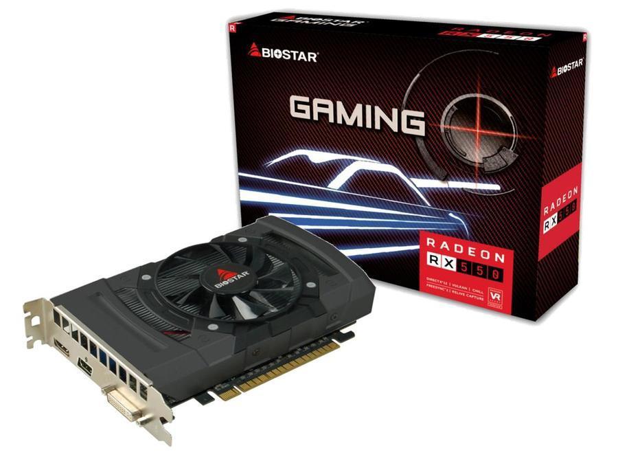 Graphics Card|BIOSTAR|AMD Radeon RX 550|4 GB|GDDR5|128