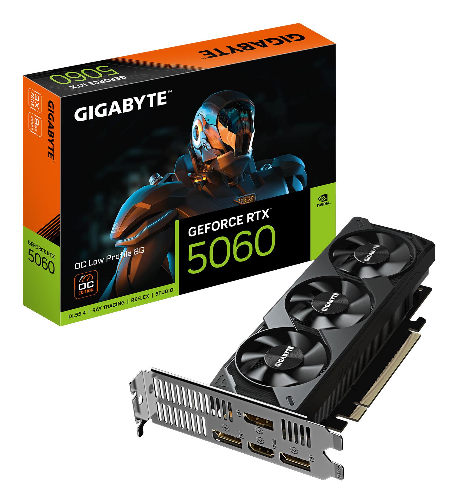 Graphics Card|GIGABYTE|NVIDIA GeForce RTX 5060|8 GB|GDDR7|128