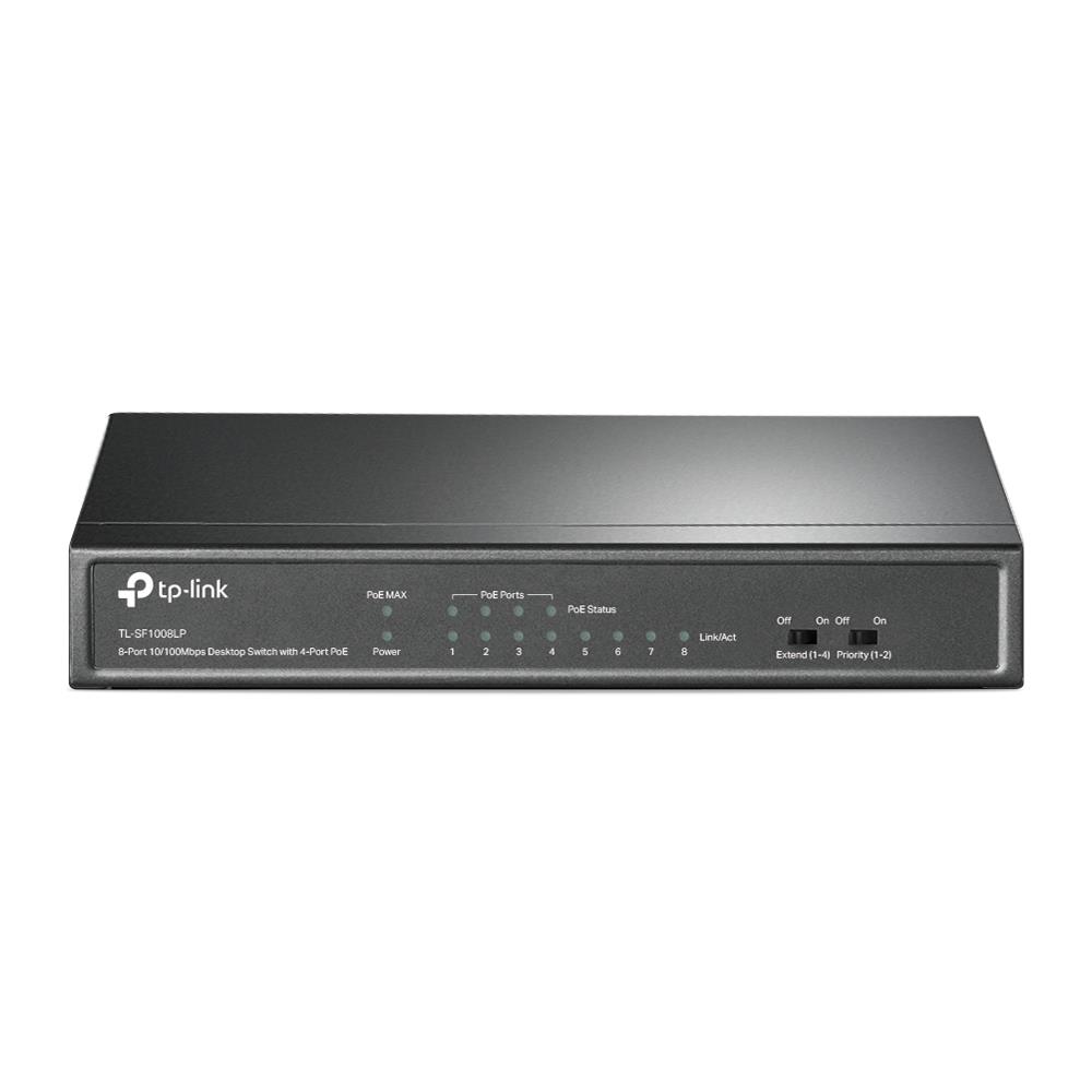 Switch|TP-LINK|TP-Link TL-SF1008LP.|Switch type Unmanaged|8xRJ-45 ports|RJ-45