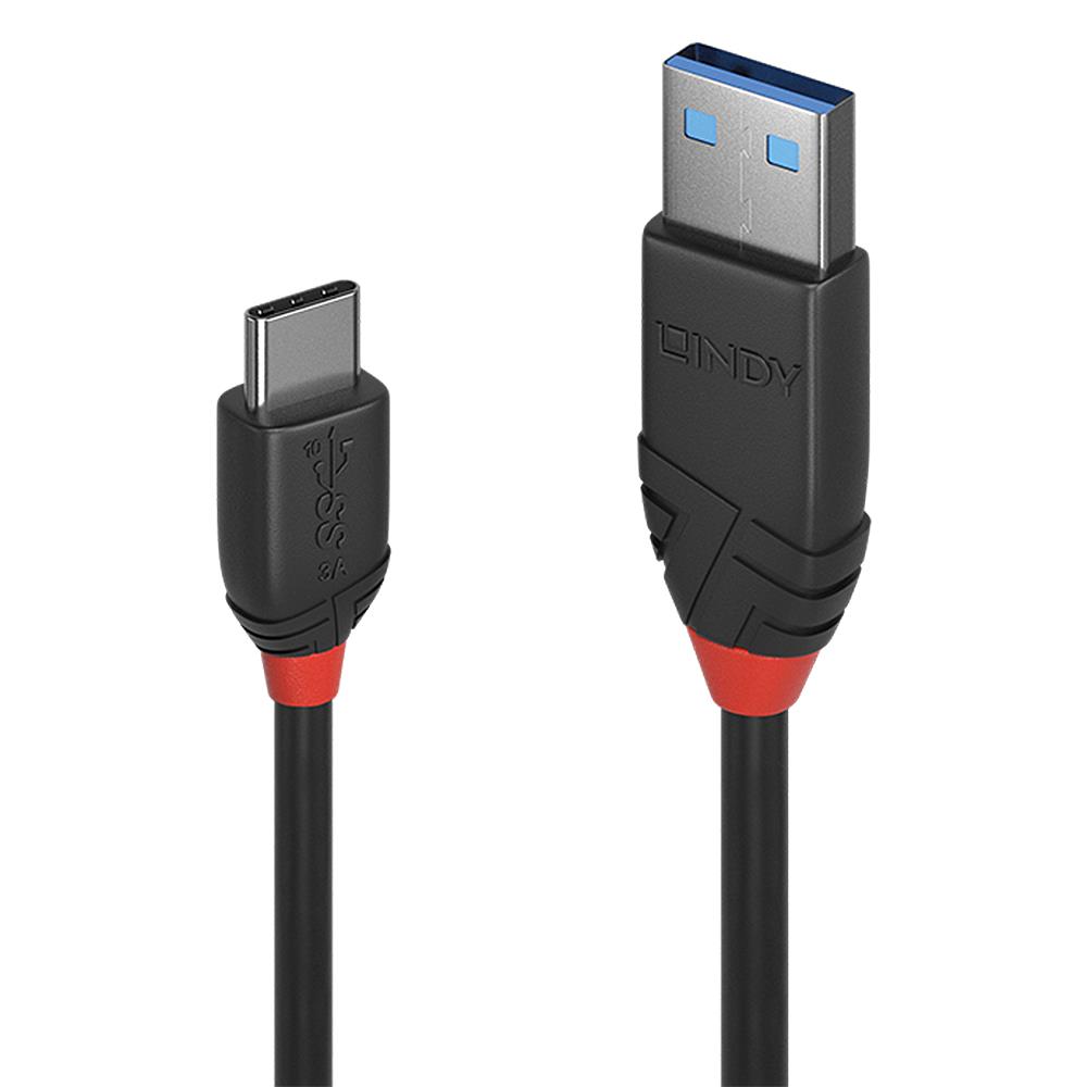 CABLE USB3.2 A-C 0.5M/BLACK