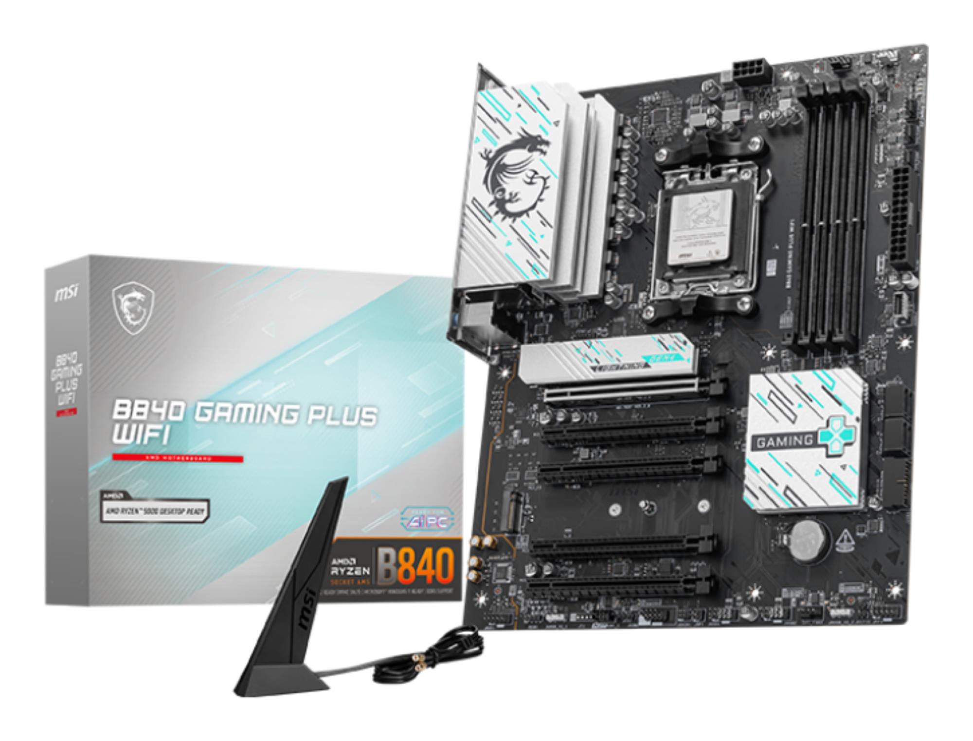 Mainboard|MSI|AMD B840|SAM5|ATX|Memory slots 4|5xPCI-Express 16x|2xM.2|1xHDMI|1xAudio-In|1xAudio-Out|1xMicropho
