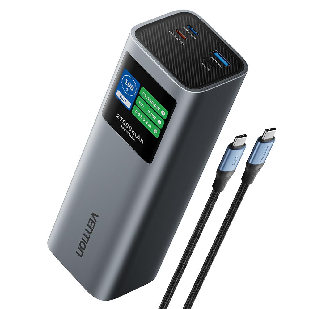 POWER BANK USB 27000MAH 140W/FKEH0 VENTION