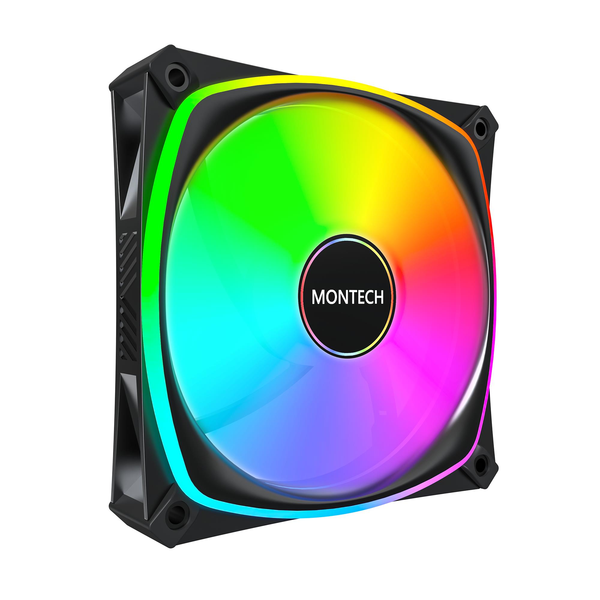 CASE FAN 120MM/RX120 PRO BLACK MONTECH
