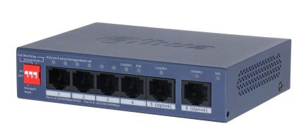 Switch|DAHUA|CS4006-4ET2GT-36|Switch type Managed|Switch layer L2|Form factor