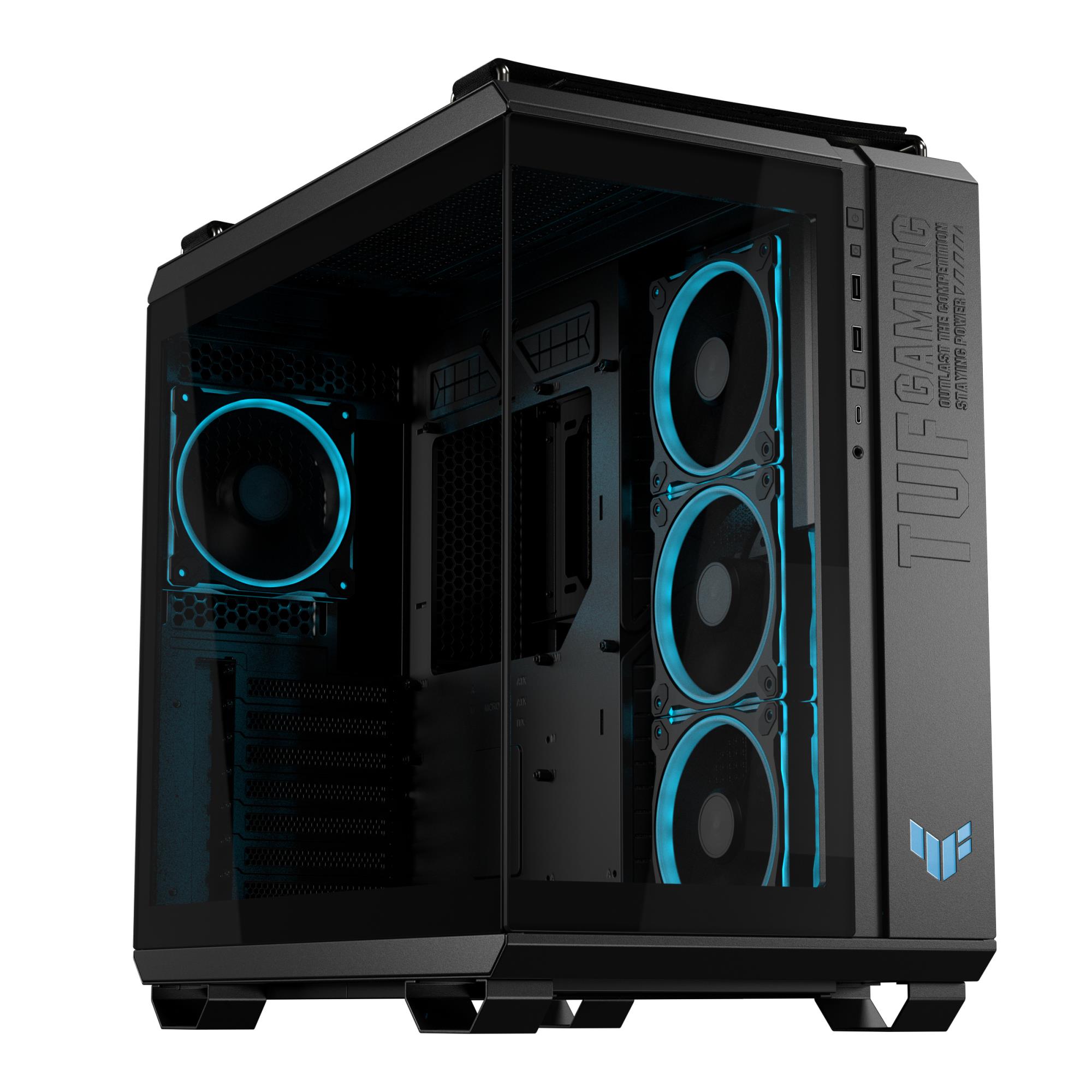 Case|ASUS|TUF Gaming GT502 Horizon|MidiTower|Case product features